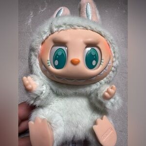 Ququ Labubu INSPIRED Have A Seat Lafufu Cute Plush Monster Toy with Big Eyes